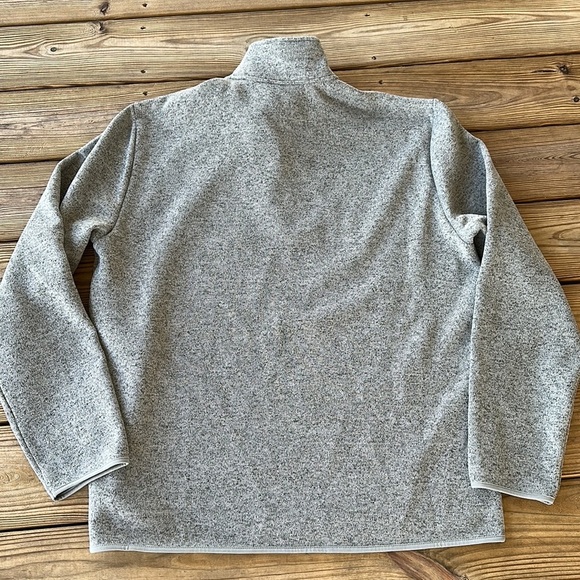 Crown & Ivy men’s gray pullover stretch jacket size L - Picture 12 of 13